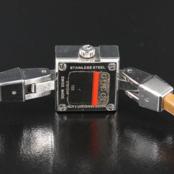 Gucci “G” Black Dial 14mm Stainless Steel Quartz Watch – Model 102 - Picture 2 of 6